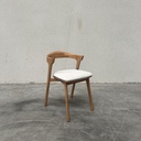 Bok outdoor dining chair with cushion