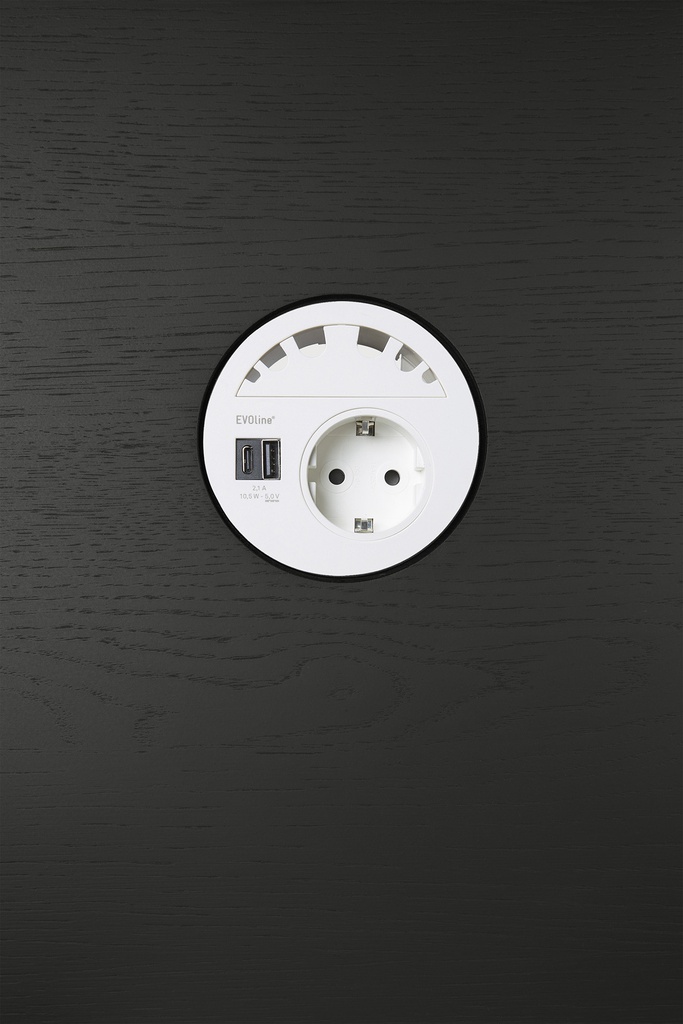 Power Circle (Type E - CEE7/5) TEMPLATE
