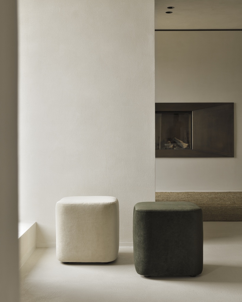 Ethnicraft Cube pouf - forest