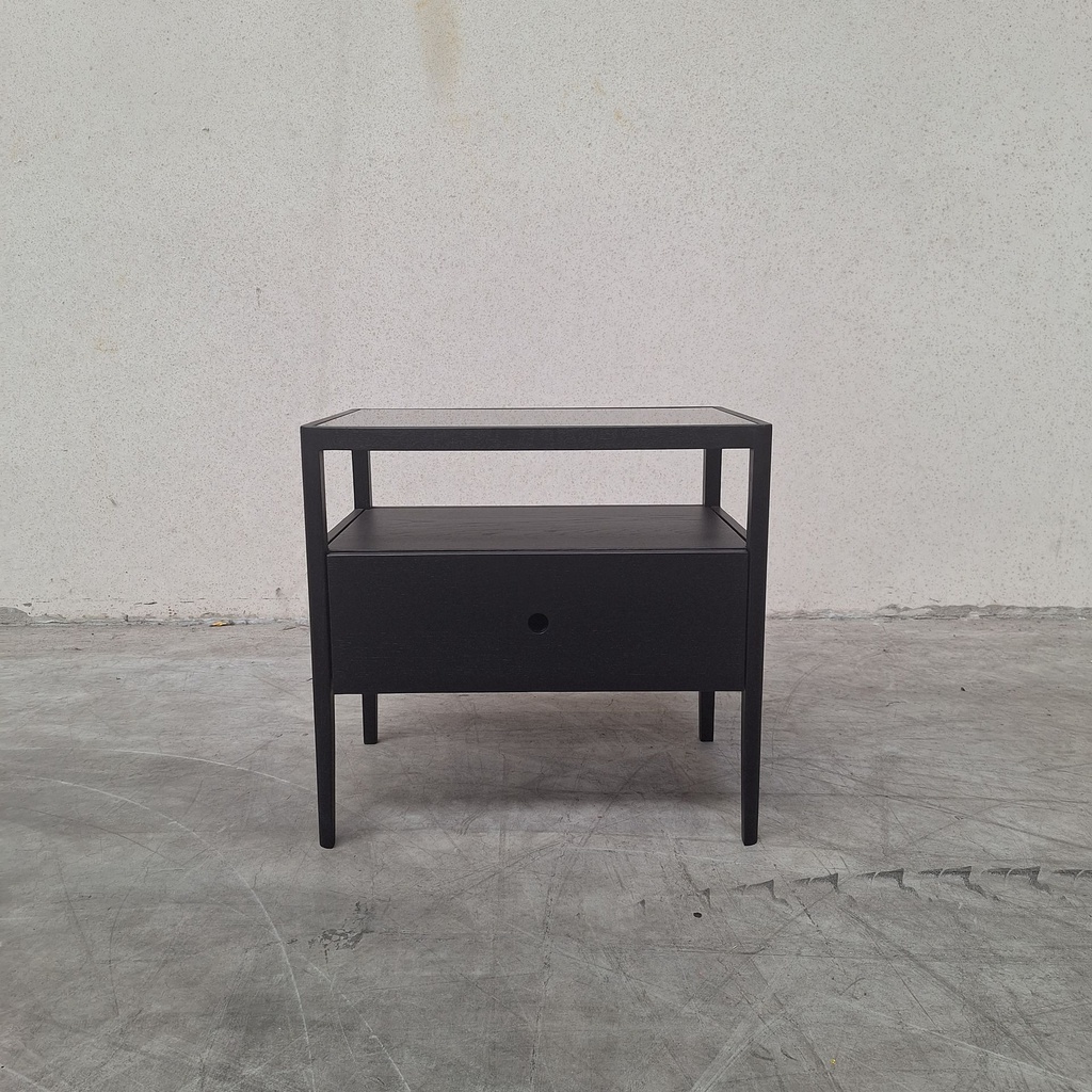 Spindle bedside table