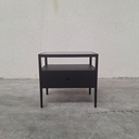 Spindle bedside table