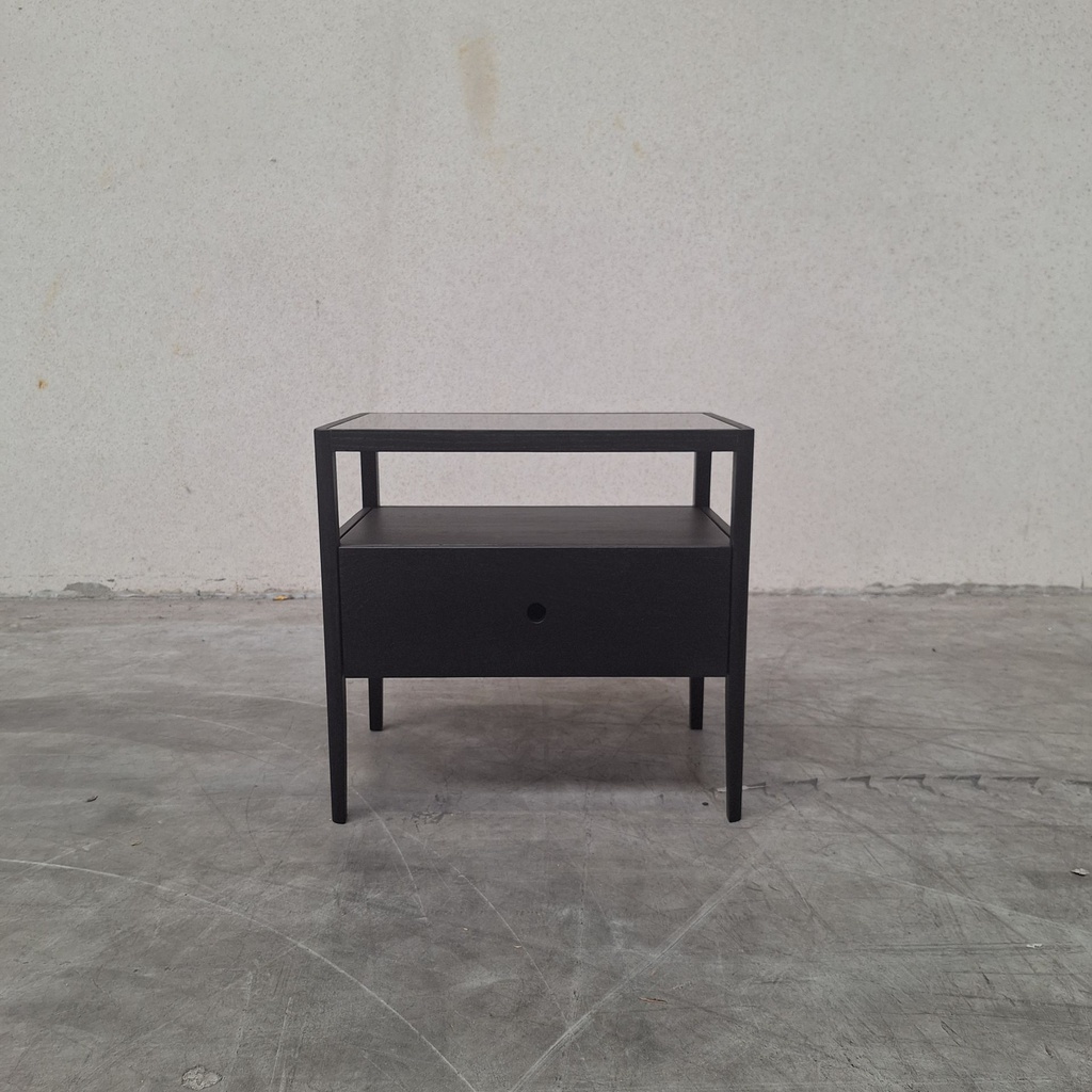 Spindle bedside table