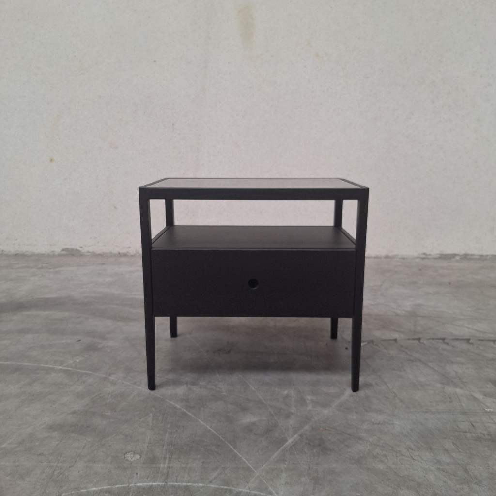 Spindle bedside table