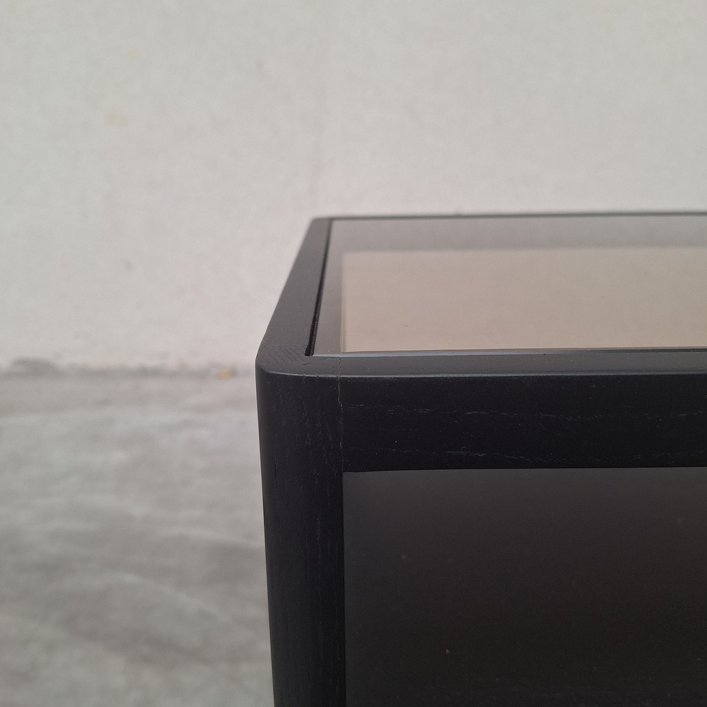 Spindle bedside table