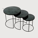 Nesting side table set 