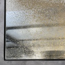 Heavy aged mirror coffee table 