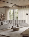 N701 modular sofa - 45° round corner - TEMPLATE