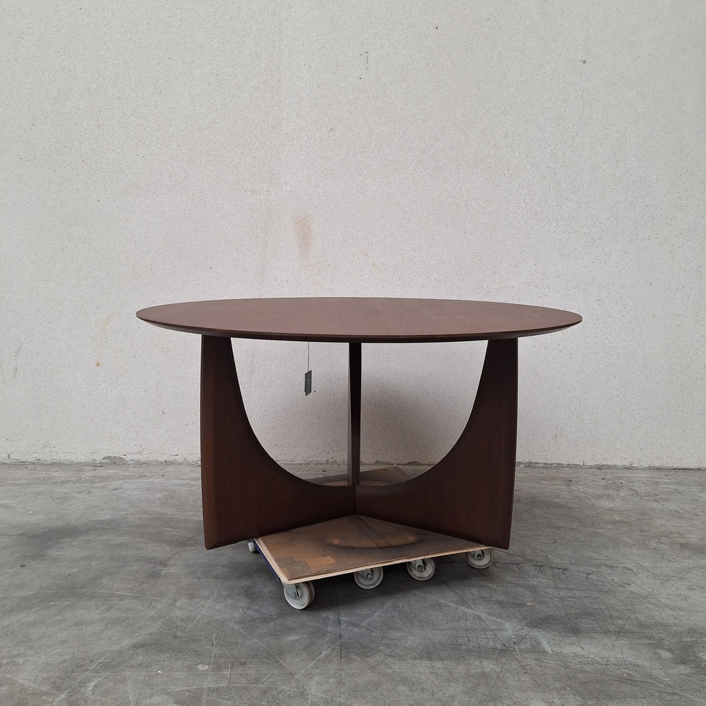 Geometric dining table