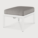 Jack outdoor footstool with cushion