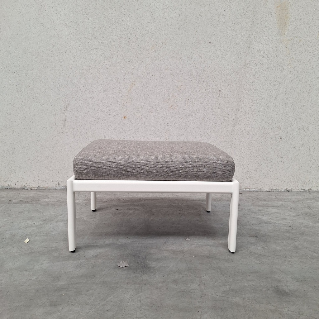 Jack outdoor footstool with cushion