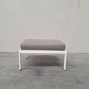 Jack outdoor footstool with cushion