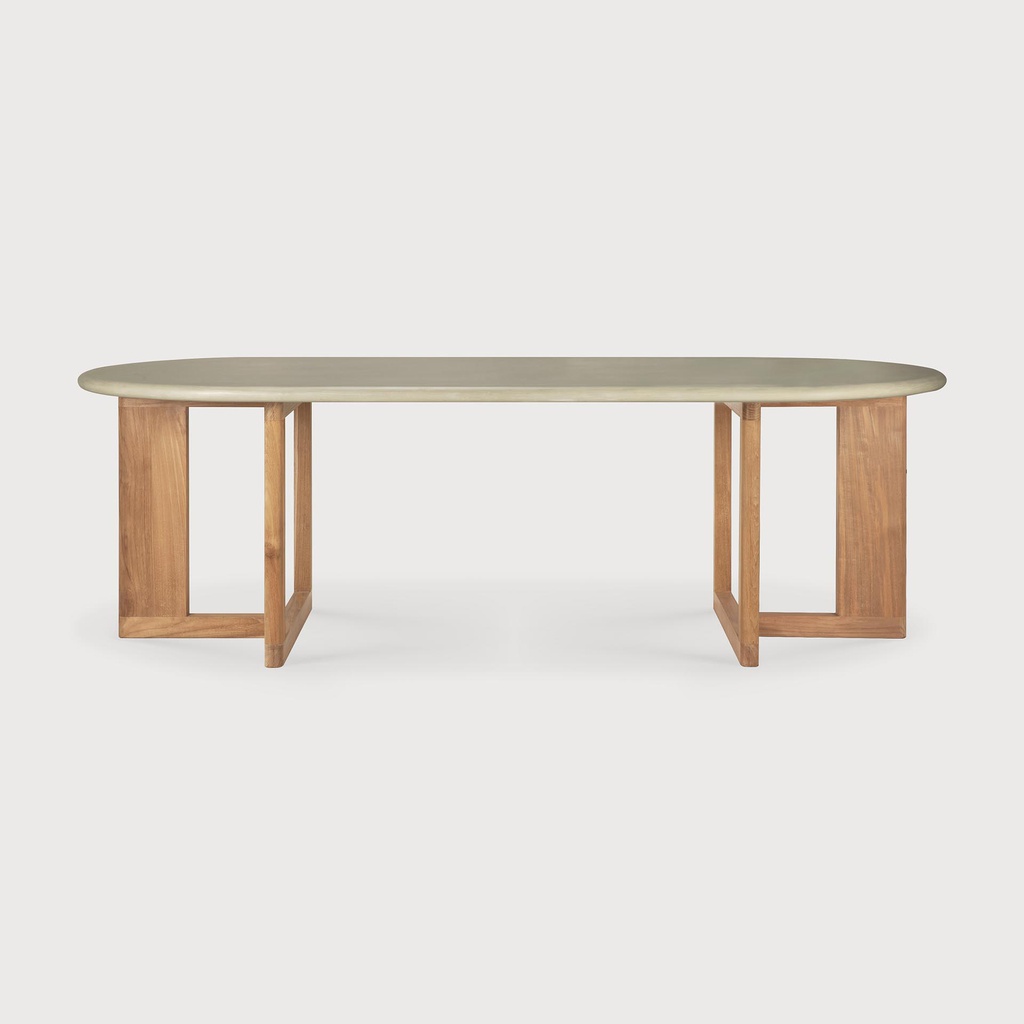 Trestle outdoor dining table - 240cm