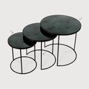 NM round nesting side table set 