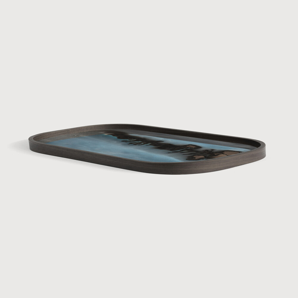 Graphite Organic glass tray TEMPLATE