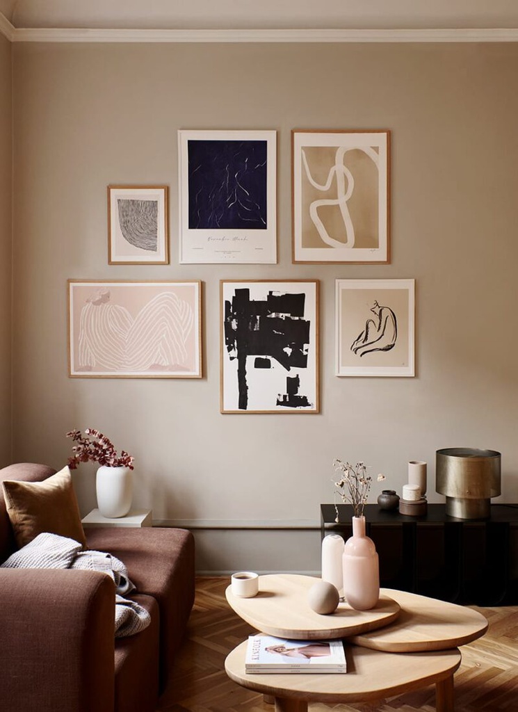 Me Poster incl. oak frame (50x70cm)