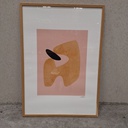 Asthet Stone Poster incl. oak frame (70x100cm)