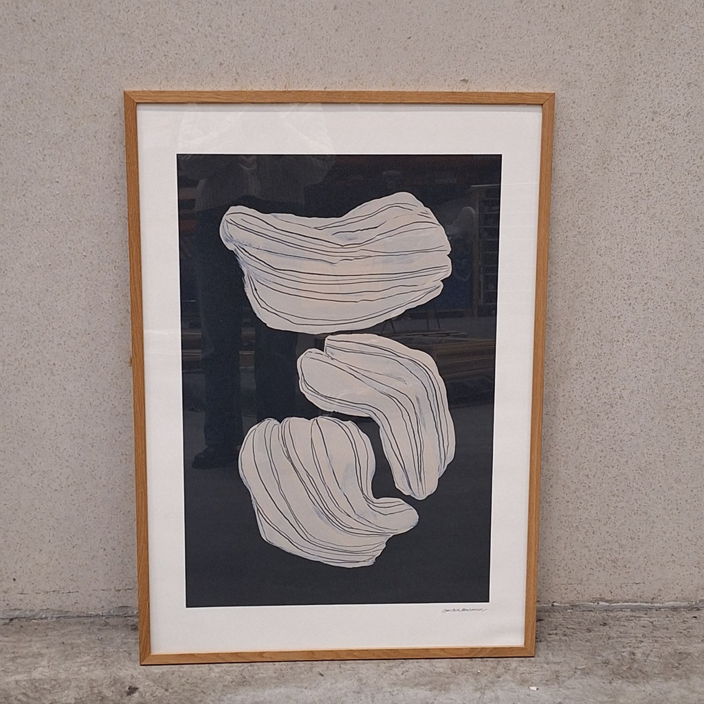 Blur Poster incl. oak frame (70x100cm)