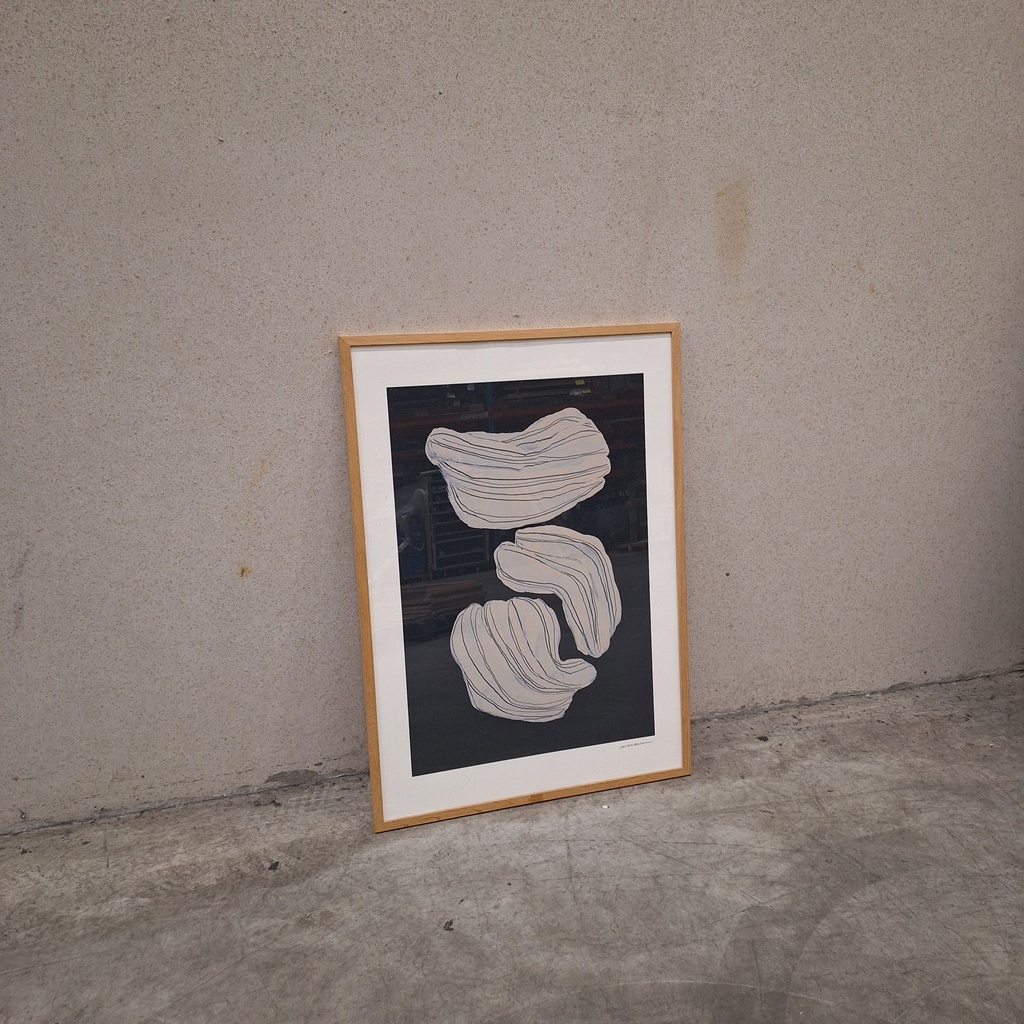 Blur Poster incl. oak frame (70x100cm)