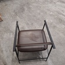 DC lounge chair - chocolate leather