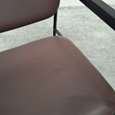 DC lounge chair - chocolate leather