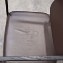 DC lounge chair - chocolate leather