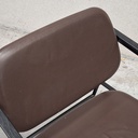DC lounge chair - chocolate leather