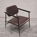 DC lounge chair - chocolate leather