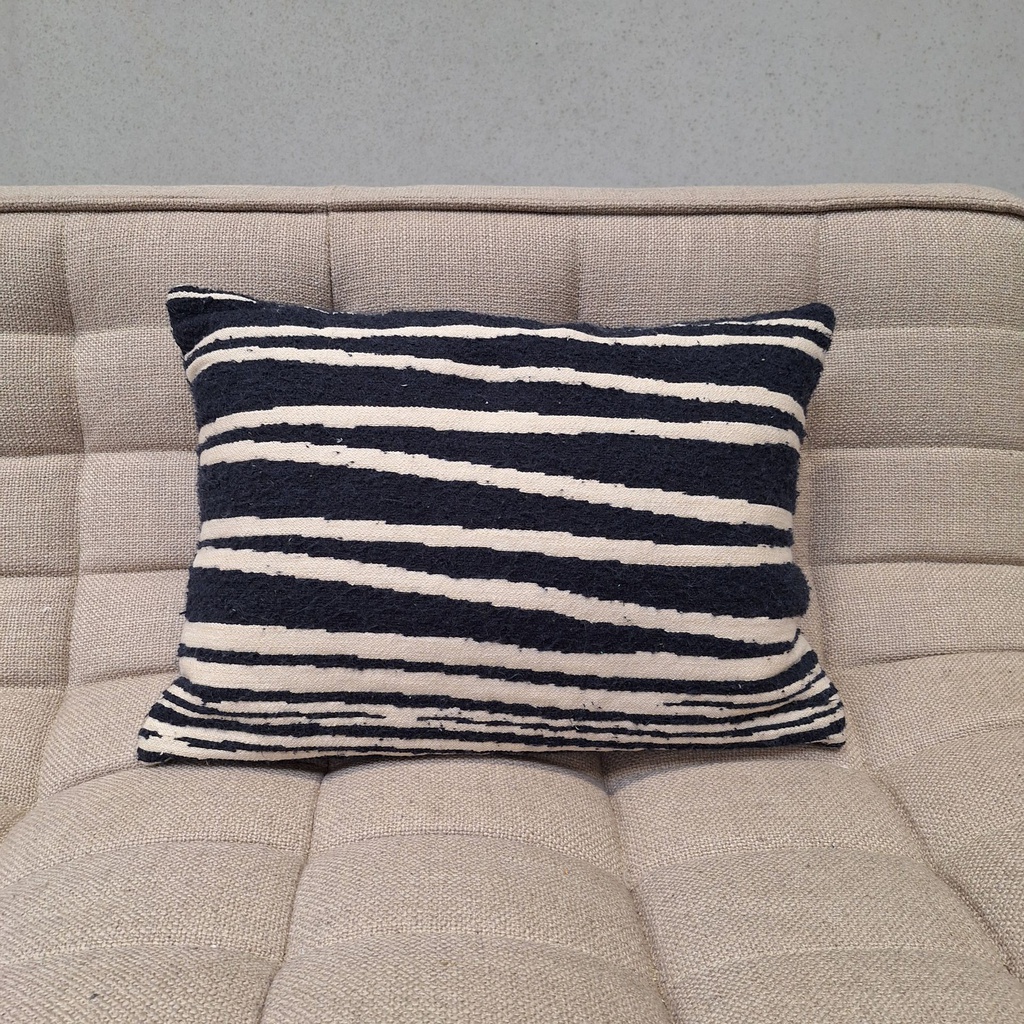 White Stripes cushion