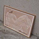 Me Poster incl. oak frame (50x70cm)