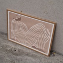 Me Poster incl. oak frame (50x70cm)