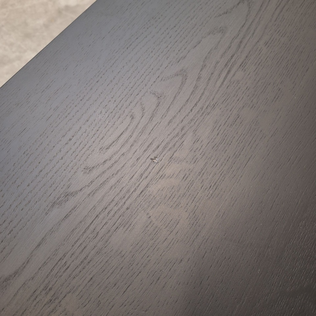 Oak U desk - 160cm (with cable management)