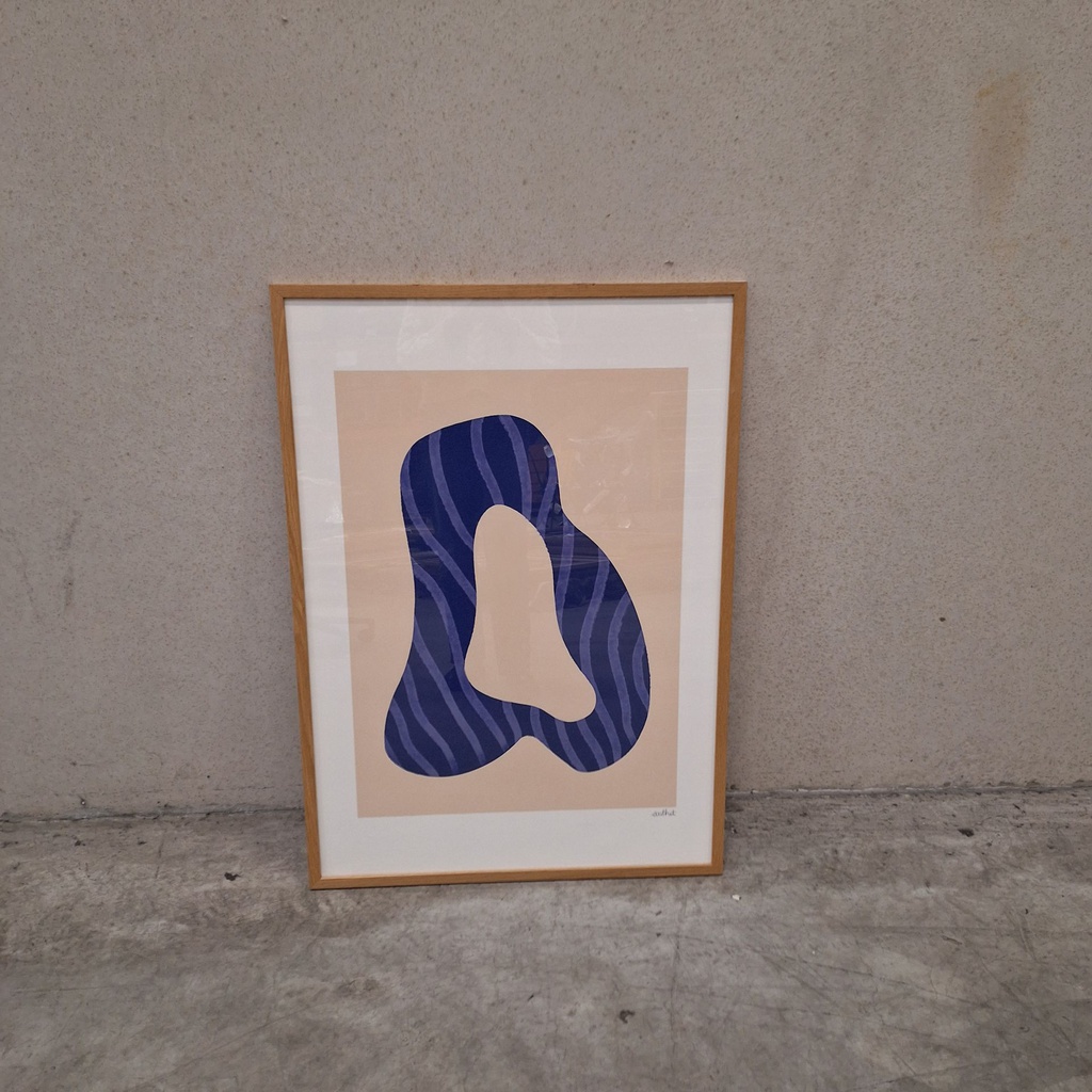 Skulptur 02 Poster incl. oak frame (70x100cm)