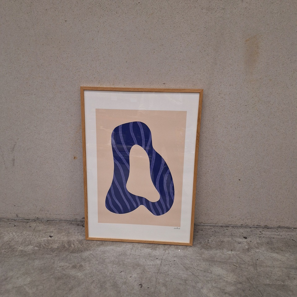 Skulptur 02 Poster incl. oak frame (70x100cm)