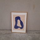 Skulptur 02 Poster incl. oak frame (70x100cm)