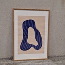 Skulptur 02 Poster incl. oak frame (70x100cm)