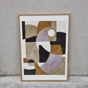Composition 02 Poster incl. oak frame (50x70cm)