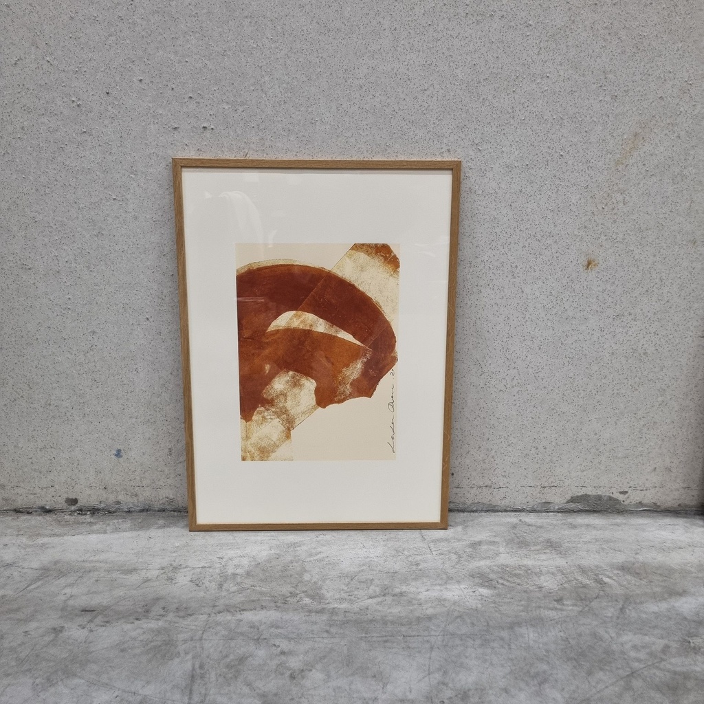 Earth 01 Poster incl. oak frame (50x70cm)