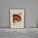 Earth 01 Poster incl. oak frame (50x70cm)