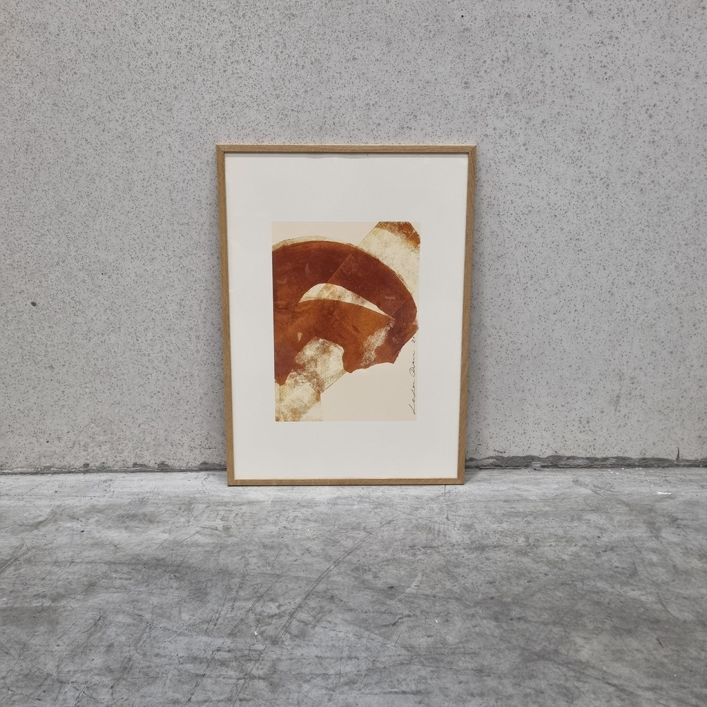 Earth 01 Poster incl. oak frame (50x70cm)