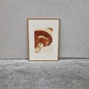 Earth 01 Poster incl. oak frame (50x70cm)