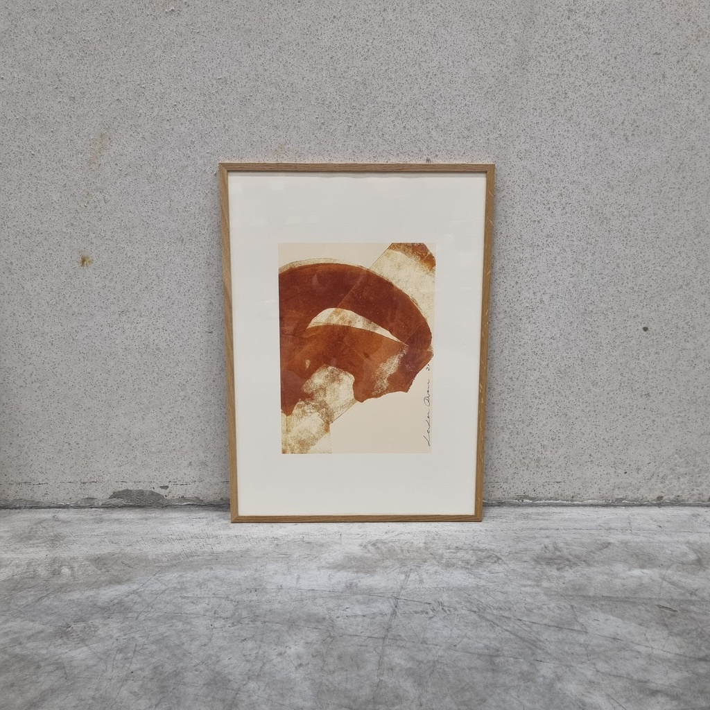 Earth 01 Poster incl. oak frame (50x70cm)