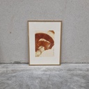 Earth 01 Poster incl. oak frame (50x70cm)