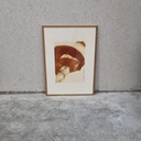 Earth 01 Poster incl. oak frame (50x70cm)