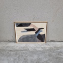 Empty skatepark 01 Poster incl. oak frame (50x70cm)