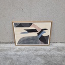 Empty skatepark 01 Poster incl. oak frame (50x70cm)