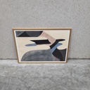 Empty skatepark 01 Poster incl. oak frame (50x70cm)