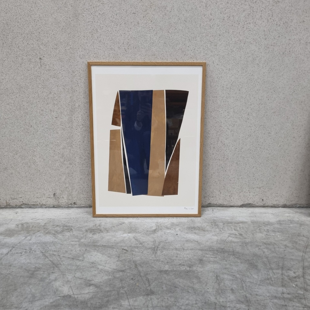 Pieces 01 Poster incl. oak frame (50x70cm)