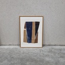 Pieces 01 Poster incl. oak frame (50x70cm)