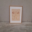 Connecting Poster incl. oak frame (42x60cm) 