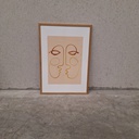 Connecting Poster incl. oak frame (42x60cm) 